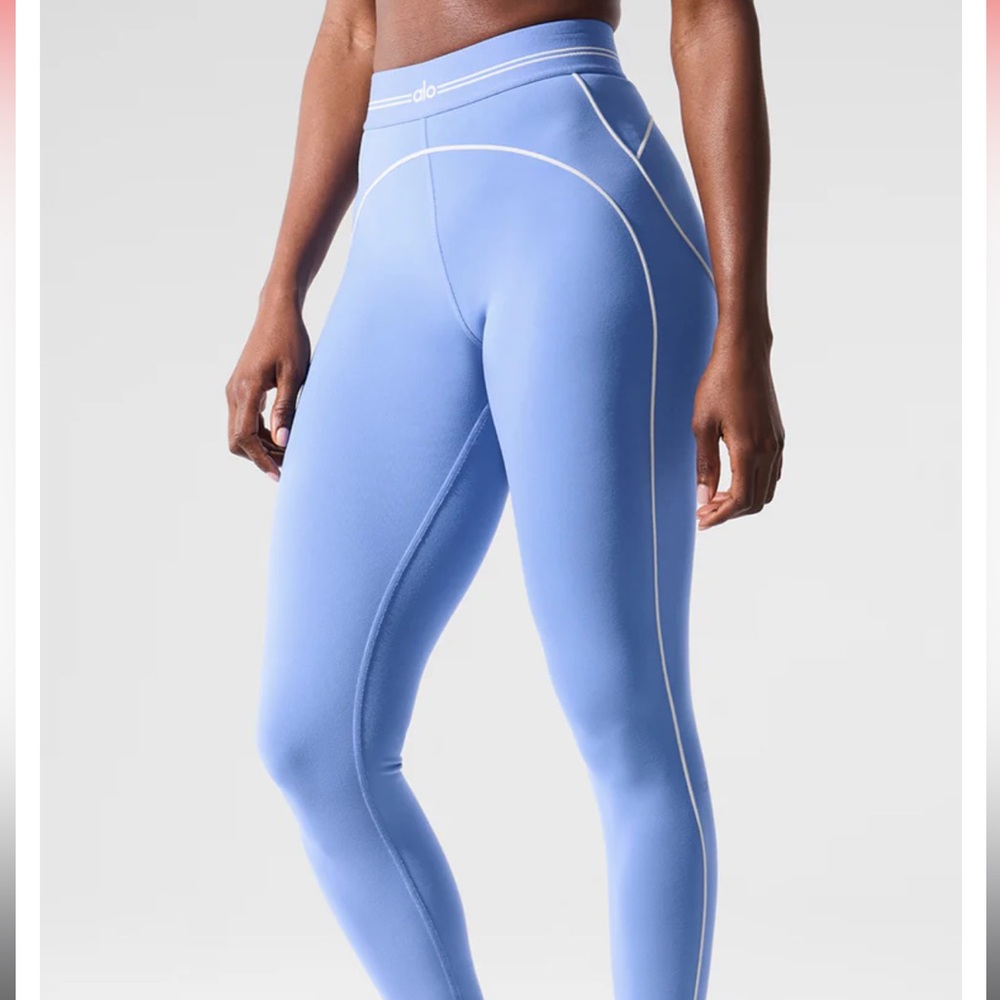 ALO YOGA CRYSTAL BLUE LEGGINGS